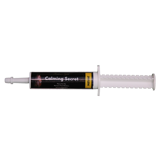 Radiance Gold Calming Secret - Instant Focus Support for Horses (Triple Strength Oral Syringe)