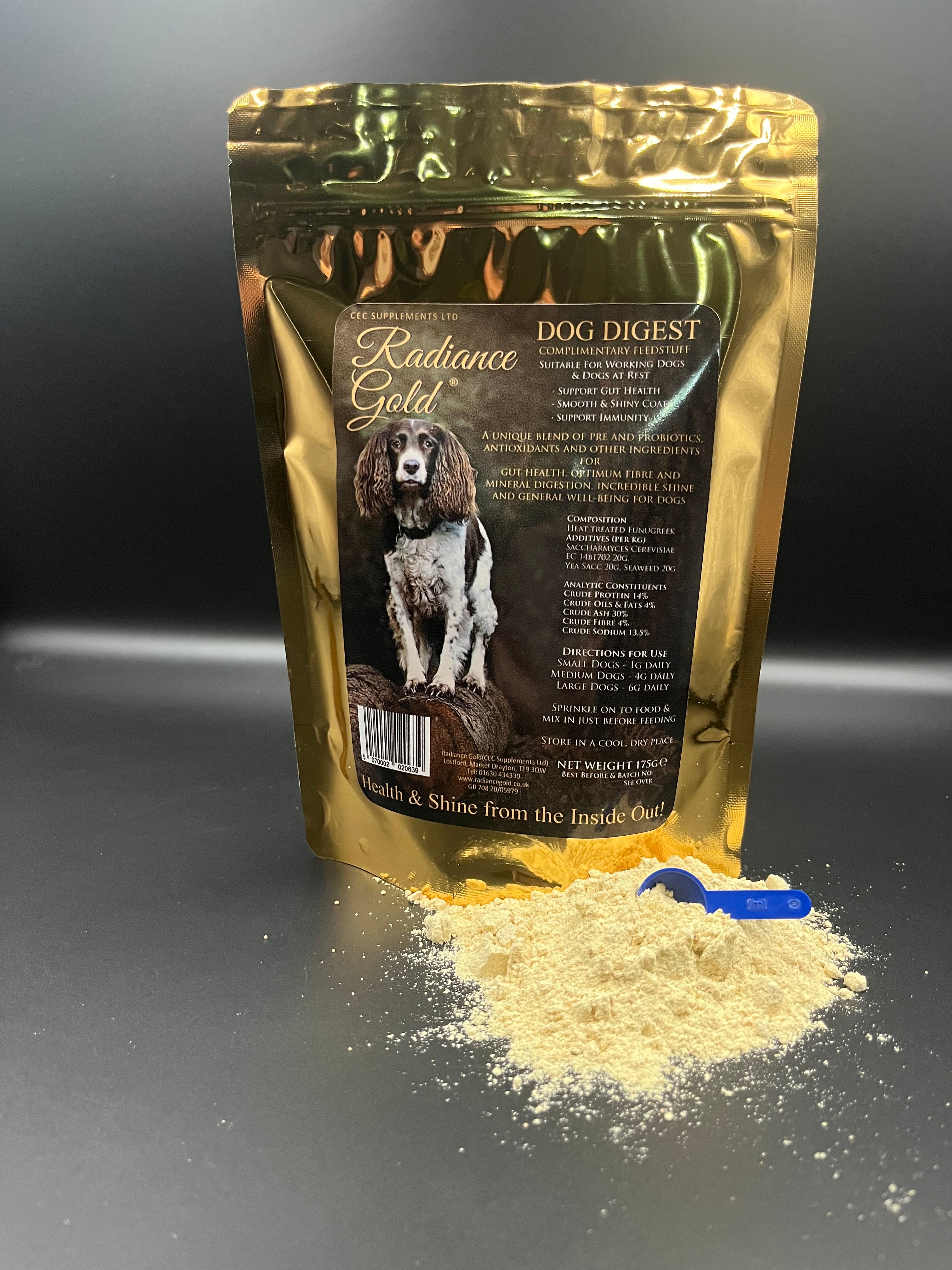 Nutrition for Dogs | Healthy Skin & Coat | Dog Digest 175g - 1kg